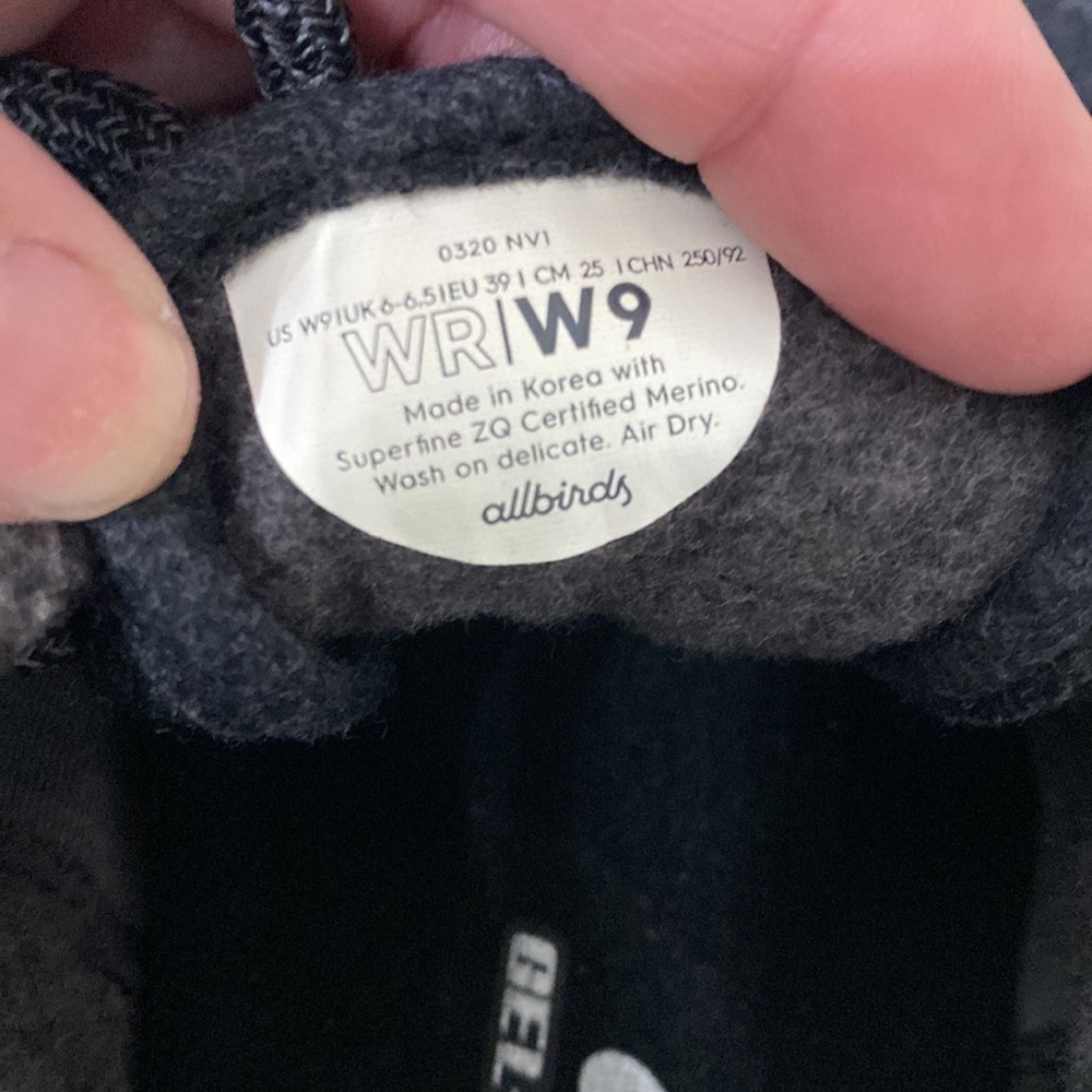 Allbirds wool runner grey shoes size 9 - Picture 7 of 10
